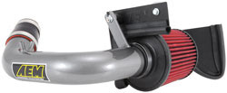 The AEM Cold Air Intake System for 2014 Ford Fiesta 1.6-liter non-turbo models is available in either a charcoal gray powder coat or mirror-like finish to suit personal preferences