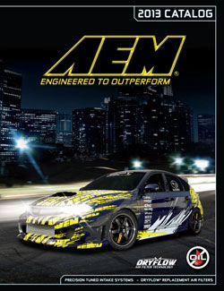Front Cover of the 2013 AEM Catalog