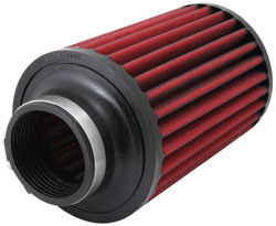 The AEM air filter can be used for up to 100,000 miles before cleaning, depending on conditions