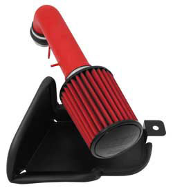 2015 and 2016 VW Golf short ram intake air intake tube is protected with a wrinkle-red powder coat