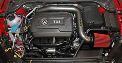 AEM 21-764C Cold Air Intake System installed on a VW 1.8T