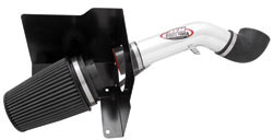 AEM 21-8026DP Air Intake System with a polished finish.  It 
fits a 2007-08 Chevrolet/GMC 6.0-Liter HD Truck