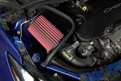 The AEM 21-805C incorporates the factory high pressure feed and seals in the cool air