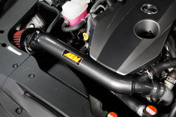 The heat shield and filter are designed to be located in the original OEM air box space