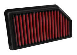 AEM washable Dryflow air filter number 28-20472, for 2011 to 2015 Hyundai and Kia models, including the Veloster, Soul, Rio or Accent, replaces the disposable automotive air filter