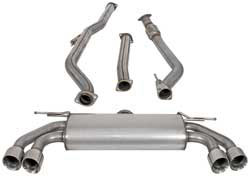 Turbo-Back Exhaust System for 2010, 2011 and 2012 Hyundai Genesis Coupe turbocharged 2.0L