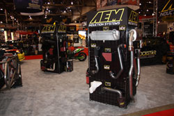 AEM Induction display at the 2009 SEMA Show