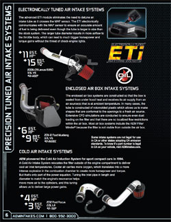 ETI section of the 2013 AEM Catalog