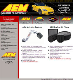 The new AEM Website is easy to use and find AEM products