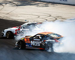 Chris Forsberg faced Formula Drift veteran Jeff Jones in the top 32 round which would decide who would advance to the top 16 with Forsberg coming out ahead of Jones