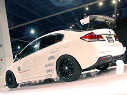 The FB Honda Civic Si was introduced for 2012 and is equipped with a larger 2.4-liter K24Z7 i-VTEC DOHC I4 making more horsepower and torque than FA models
