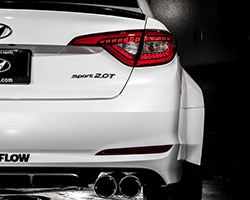 JP Edition 2015 Hyundai Sonata 2.0T performance was upgraded with a Magnaflow exhaust
