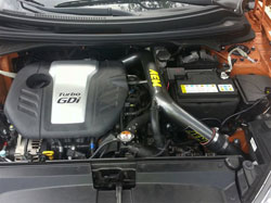Andrew Veale installed the AEM cold air intake on his car and posted the easy to follow instructions online.