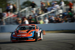 The AEM sponsored driver qualified first Palm Beach International Raceway.