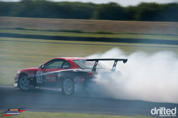 The AEM sponsored driver says he used the Teesside contest as more of a competition/tire testing event.