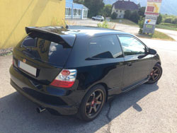 Dragan Deljic vehicle of choice is a 2004 Honda Civic Type R.