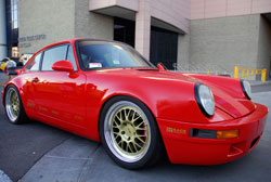 Porsche 911 Carrera at SEMA built to match the performance of the GT3s