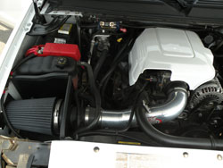 Matt Brookshier's 2007 Chevy Avalanche is equipped with AEM Dryflow Air Intake System