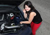 Mayra Soriano and the AEM Air Intake System She Installed on Her 2012 Chevy Camaro SS