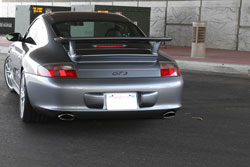 Philip Klotz protects his Porsche 996 GT3 with AEM Universal Performance Air Filters on custom air intake