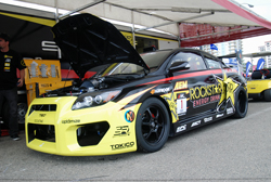 The newest addition to Papadakis Racing is Tanner Foust's Scion tC that has been converted to rear wheel drive