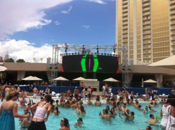 The famous Wet Republic pool with a performance from Deadmaus made for a perfect post event chill session.