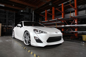 Young Tea brought his Scion FR-S to AEM for photo-shoot